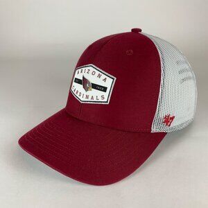 Arizona Cardinals NFL Red White 47 Brand Snapback Trucker Hat